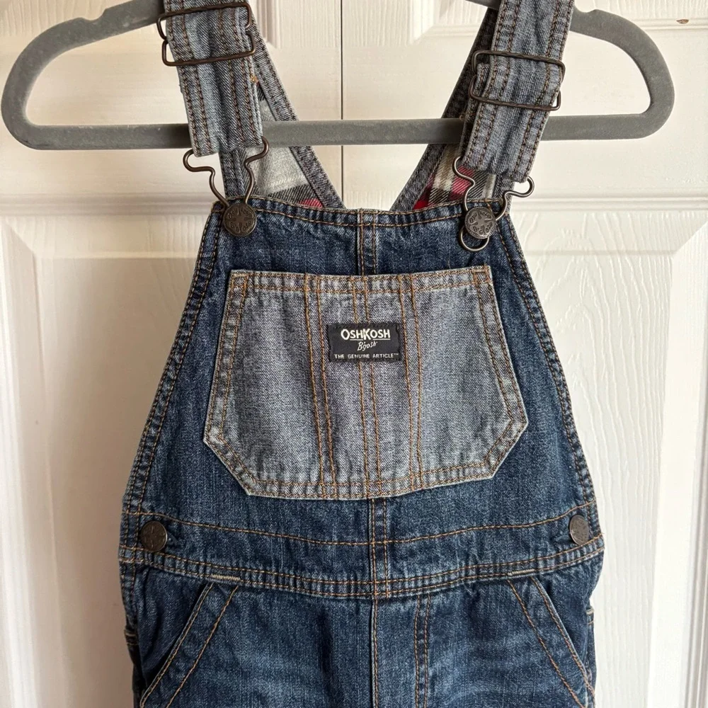 Osh kosh fleece lined overalls